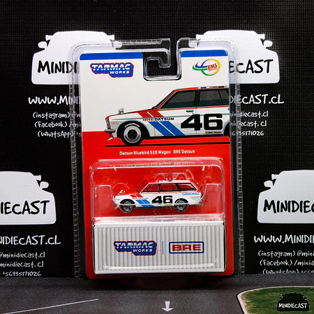 Tarmac Works 1:64 Indonesia Exclusive Datsun Bluebird 510 Wagon BRE #46 Limited Edition