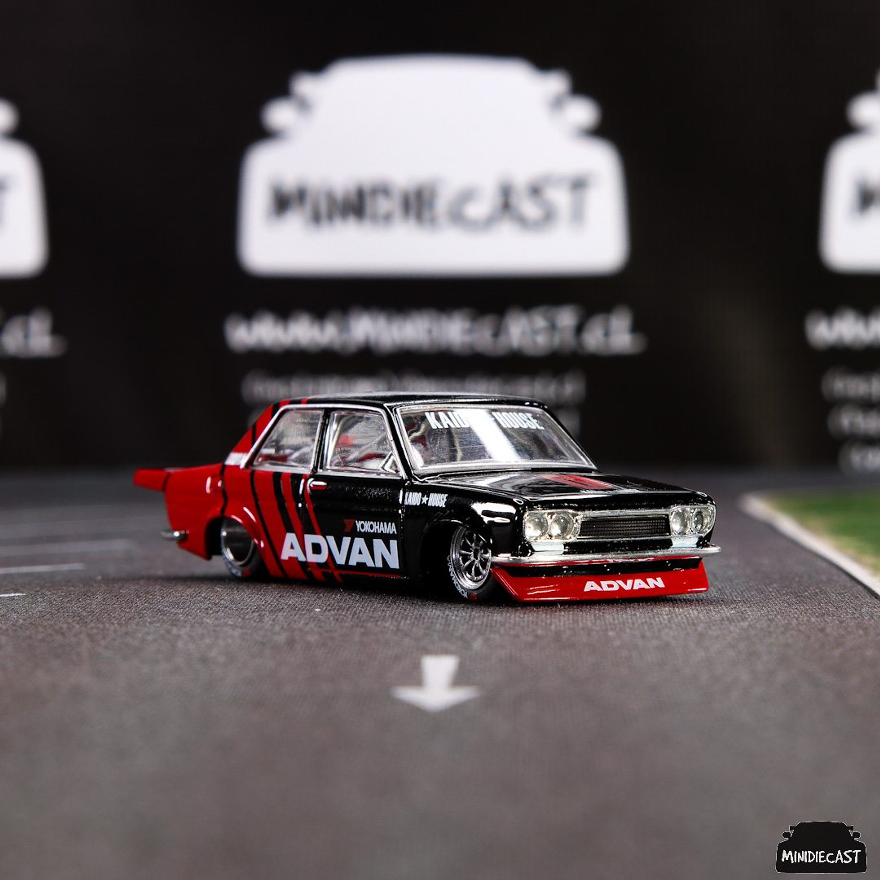 Kaido House x Mini GT 1:64 Datsun 510 Pro Street Advan Yokohama Limited Edition