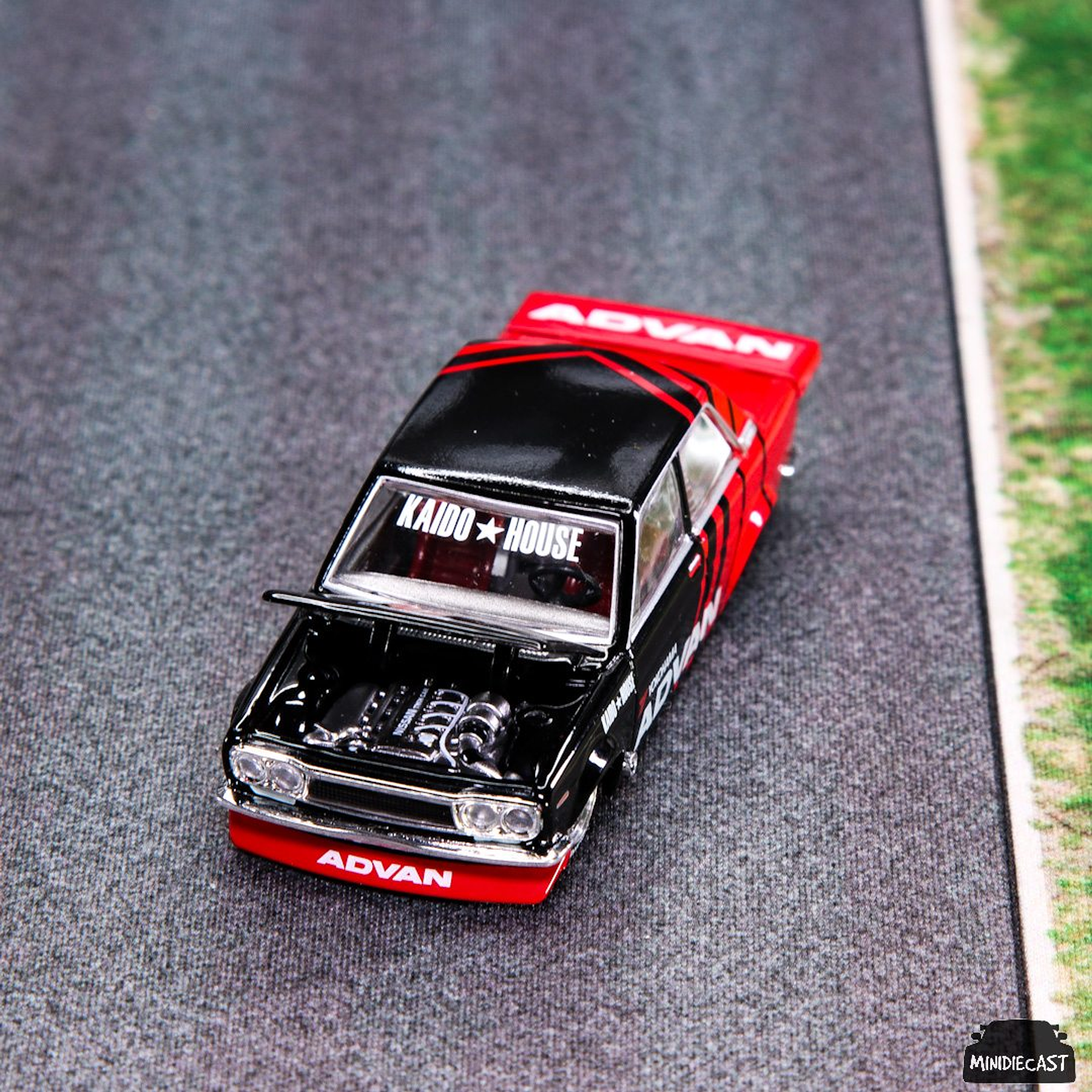 Kaido House x Mini GT 1:64 Datsun 510 Pro Street Advan Yokohama Limited Edition