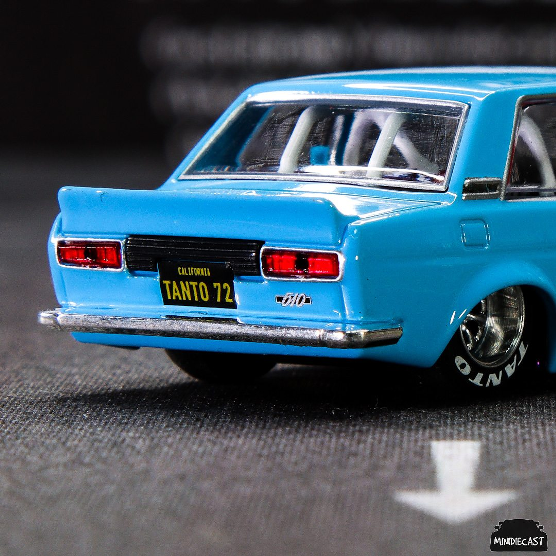 Mini GT 1:64 Kaido House Datsun 510 Street Tanto By Daniel Wu Version 2 Light blue