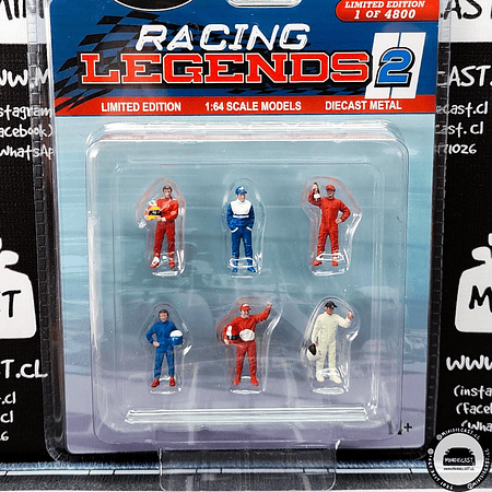American Diorama 1:64 Figures Racing legend 2 – MiJo Exclusives Limited Edition 4,800