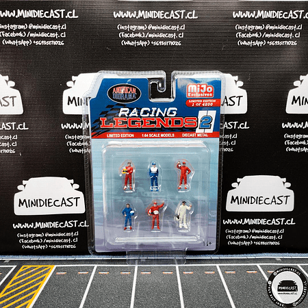 American Diorama 1:64 Figures Racing legend 2 – MiJo Exclusives Limited Edition 4,800