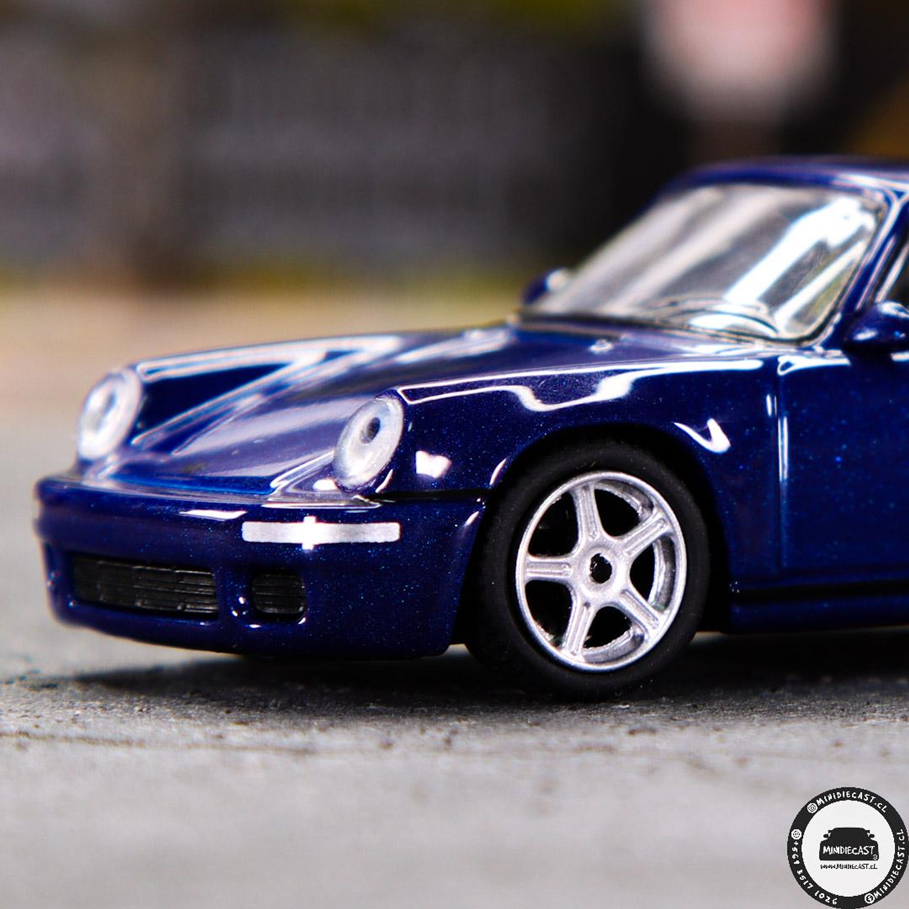 Mini GT 1:64 RUF CTR Anniversary Dark Blue – Mijo Exclusive USA