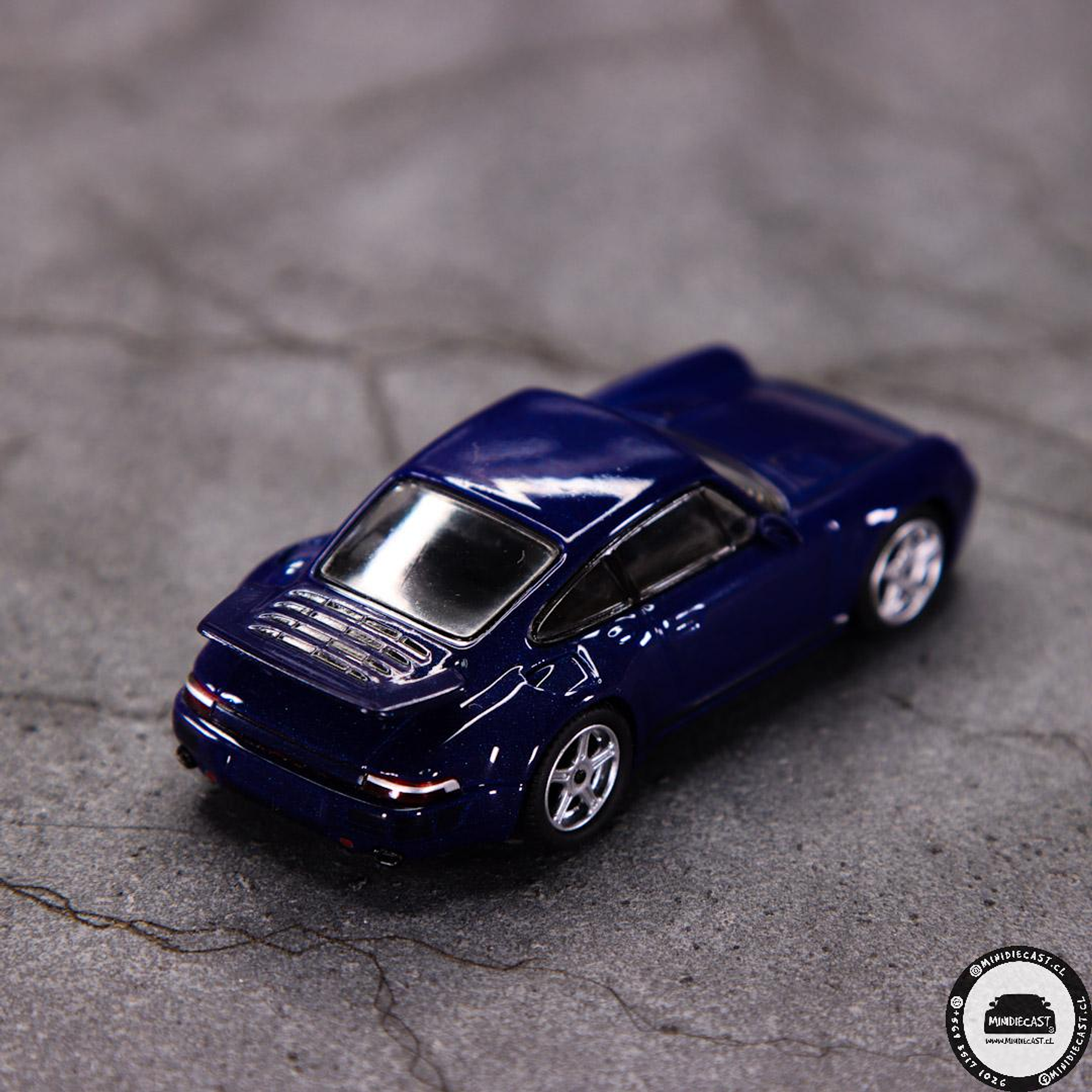 Mini GT 1:64 RUF CTR Anniversary Dark Blue – Mijo Exclusive USA