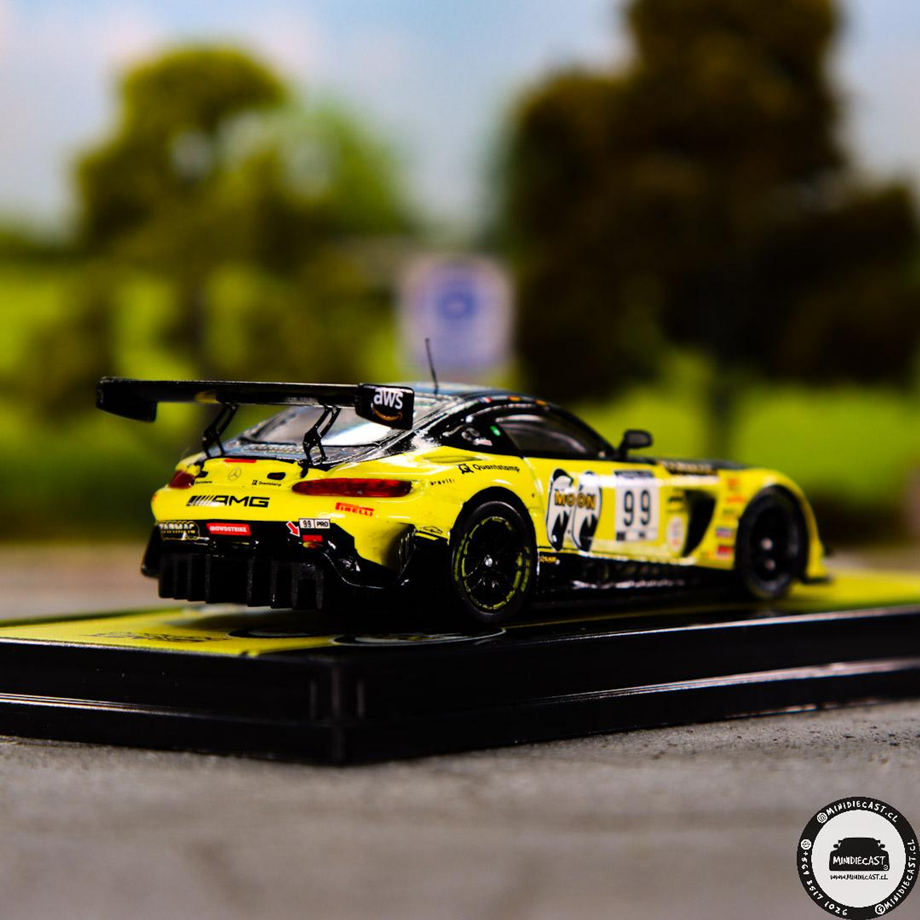 Tarmac Works 1:64 Mercedes-AMG GT3 Indianapolis 8 Hour 2021 Craft-Bamboo Racing M. Engel / L. Stolz / J. Gounon