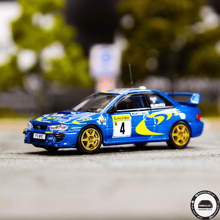 Hobby Japan 1:64 Subaru Impreza WRC 1997 #4 Monte Carlo. Winner