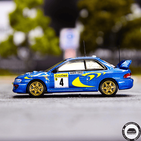 Hobby Japan 1:64 Subaru Impreza WRC 1997 #4 Monte Carlo. Winner