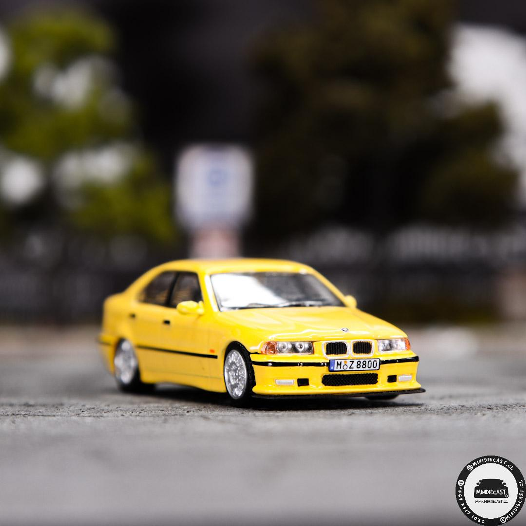 Werk83 1:64 BMW M3 Sedan Yellow