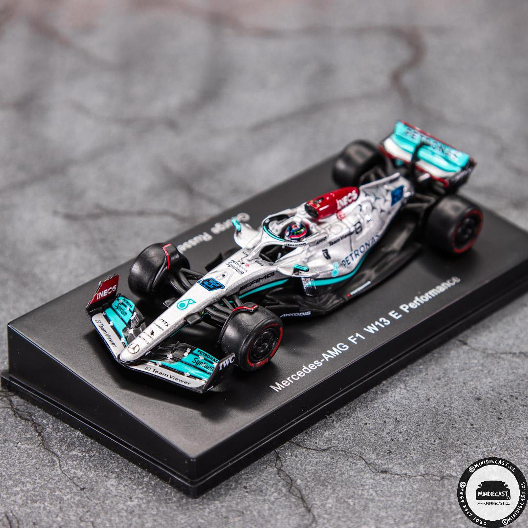 Sparky 1:64 F1 Mercedes-AMG George Russell Petronas F1 W13 E Performance No.63 Mercedes-AMG Petronas F1 Team 2022
