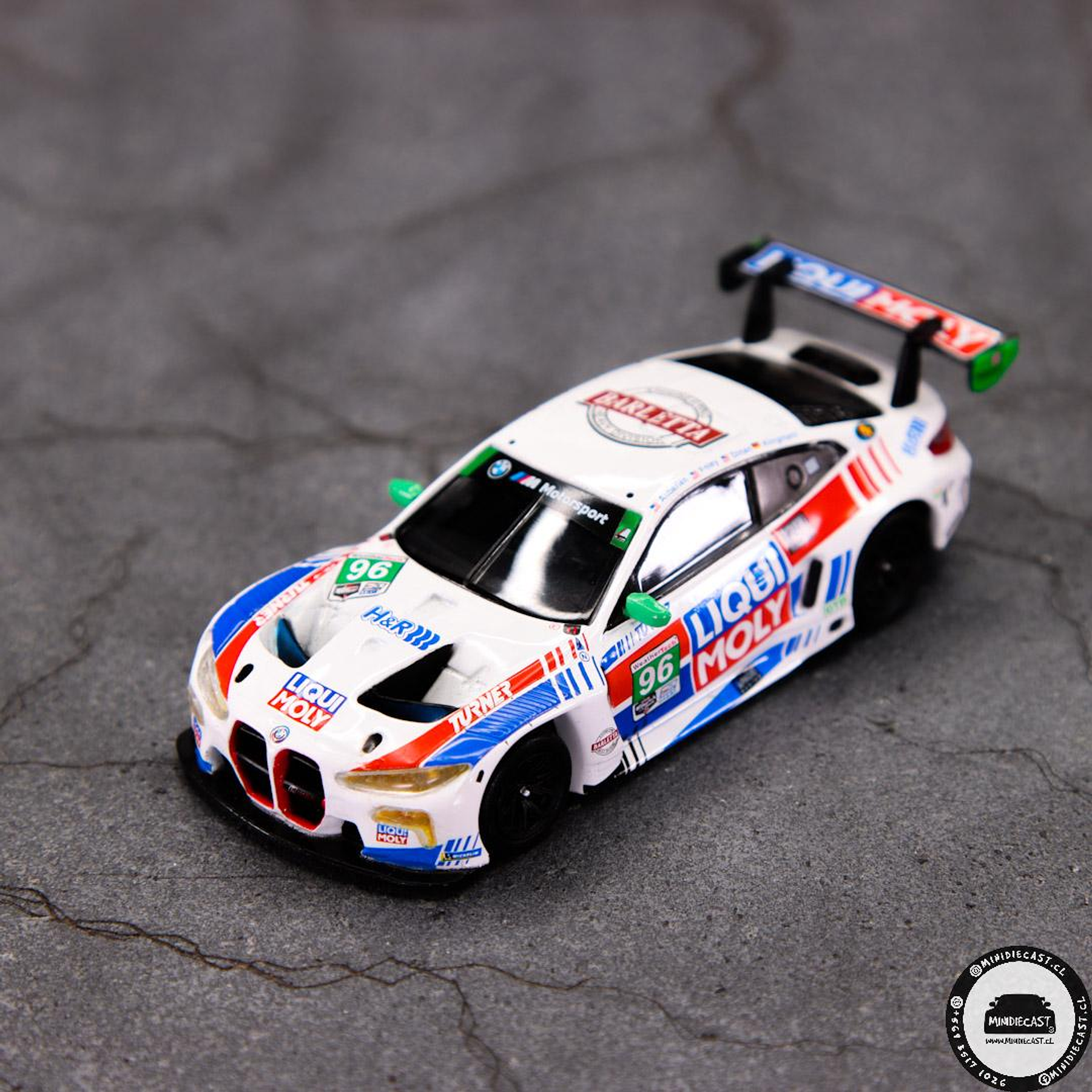 Mini GT 1:64 Mijo Exclusives BMW M4 GT3 #96 2022 IMSA Daytona 24 Hrs