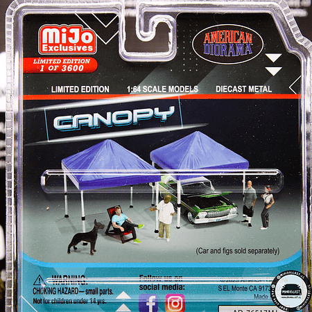 American Diorama 1:64 2 Pack Canopy Set – Limited 3,600 Set – MiJo Exclusives