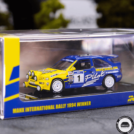 Inno64 1:64 Ford Escort T RS Cosworth #1 "Michelin Pilot "British Rally Championship 1994 M. Wilson / B. Thomas