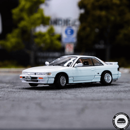 BM Creations 1:64 Nissan Silvia S13 - White.