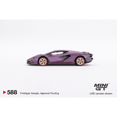 (PREVENTA) Mini GT 1:64 Lamborghini Sián FKP 37 – Matte Viola SE30 – Hong Kong Exclusive