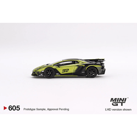 (PREVENTA) Mini GT 1:64 Lamborghini LB-Silhouette WORKS Aventador GT EVO – Lime