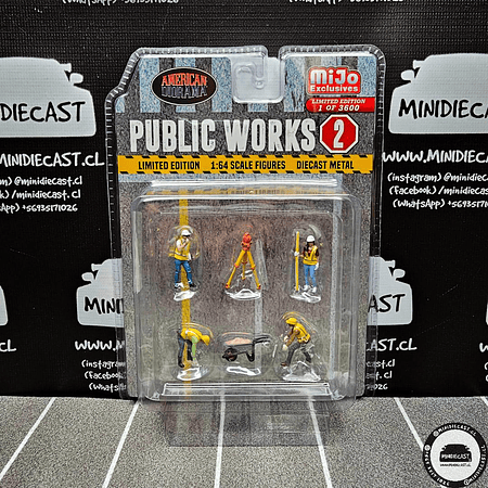 American Diorama 1:64 Public Works 2 – MiJo Exclusives Limited Edition 3,600.