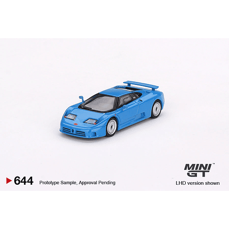 (PREVENTA) Mini GT 1:64 Bugatti EB110 GT – Blu Bugatti – MiJo Exclusives