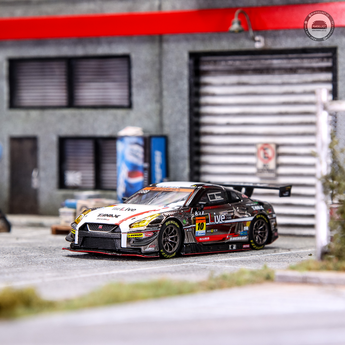 ☆MINIGT LBWorks Nissan GT-R Matte Black☆ MINI GT LB-WORKS Nissan GT-R (R35) Matte Black Type 1, Rear Wing