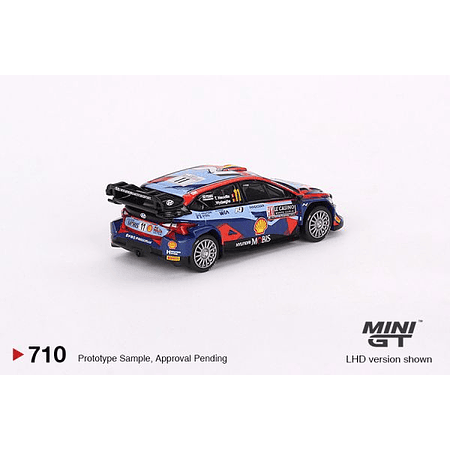 (PREVENTA) Mini GT 1:64 Hyundai i20 N Rally1 2023 Rally MonteCarlo 3rd Place #11- MiJo Exclusives