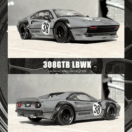 (PREVENTA) Inno64 1:64 Ferrari LBWK 308 GTB Grey