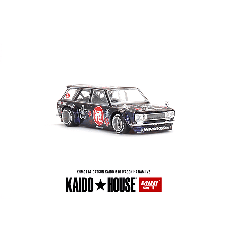 (PREVENTA) Kaido House x Mini GT 1:64 Datsun KAIDO 510 Wagon Hanami V3 – Magic Purple