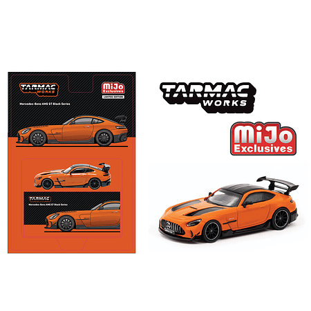 PREVENTA Tarmac Works 1:64 Mercedes-Benz AMG GT Black Series – Orange – Global64 – Mijo Exclusives