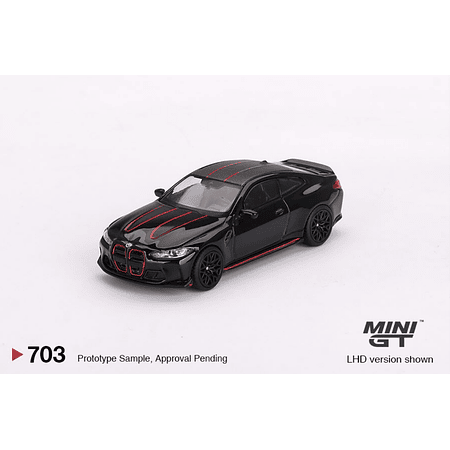 (PREVENTA) Mini GT 1:64 BMW M4 CSL – Black Sapphire – MiJo Exclusives