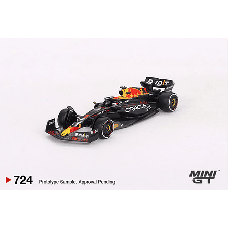 (PREVENTA) Mini GT 1:64 Oracle Red Bull Racing RB19 #1 Max Verstappen F1 2023 Bahrain GP Winner – MiJo Exclusives