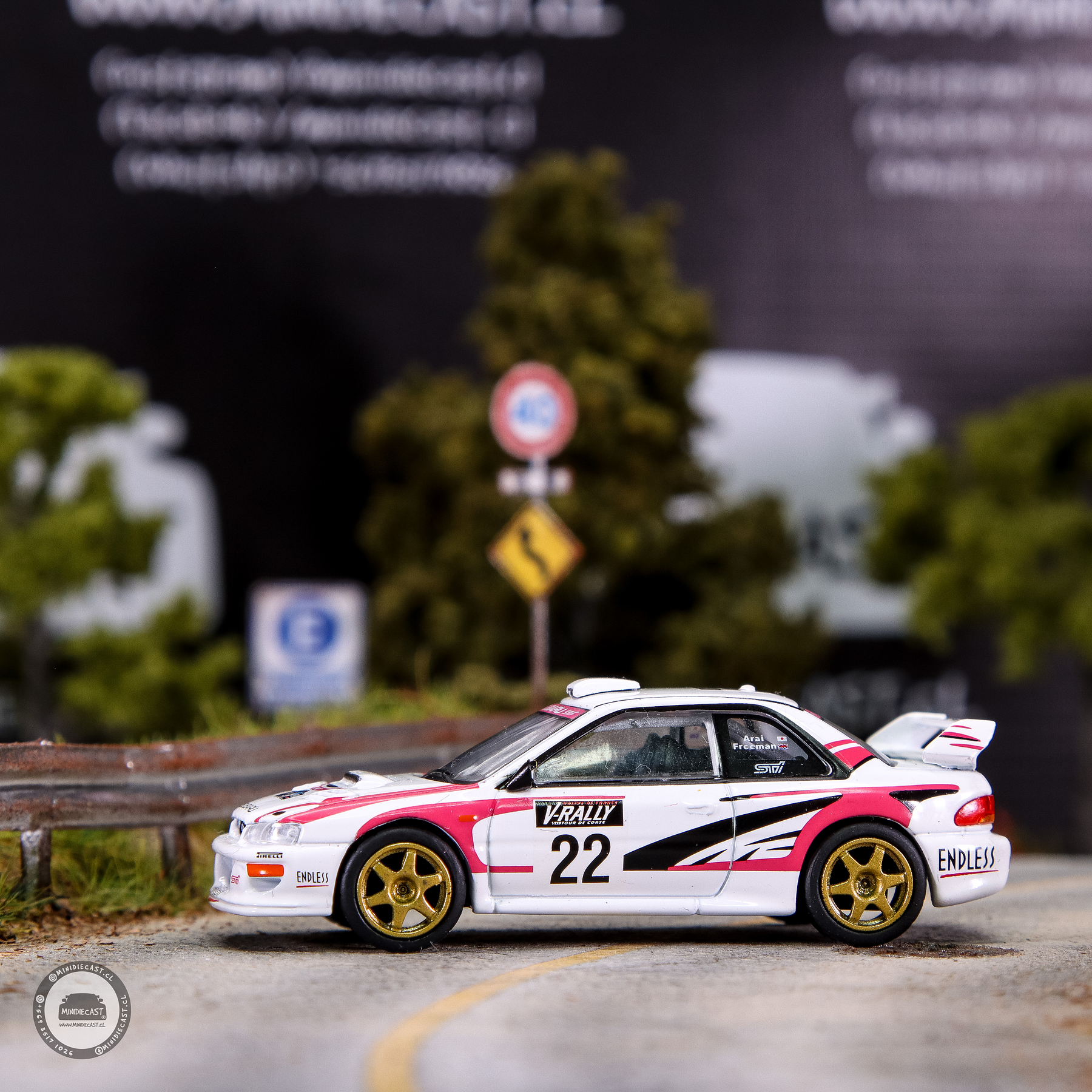 Mini GT 1:64 Subaru Impreza WRC98 1999 Rally Tour de Corse #22 – Mijo Exclusives.