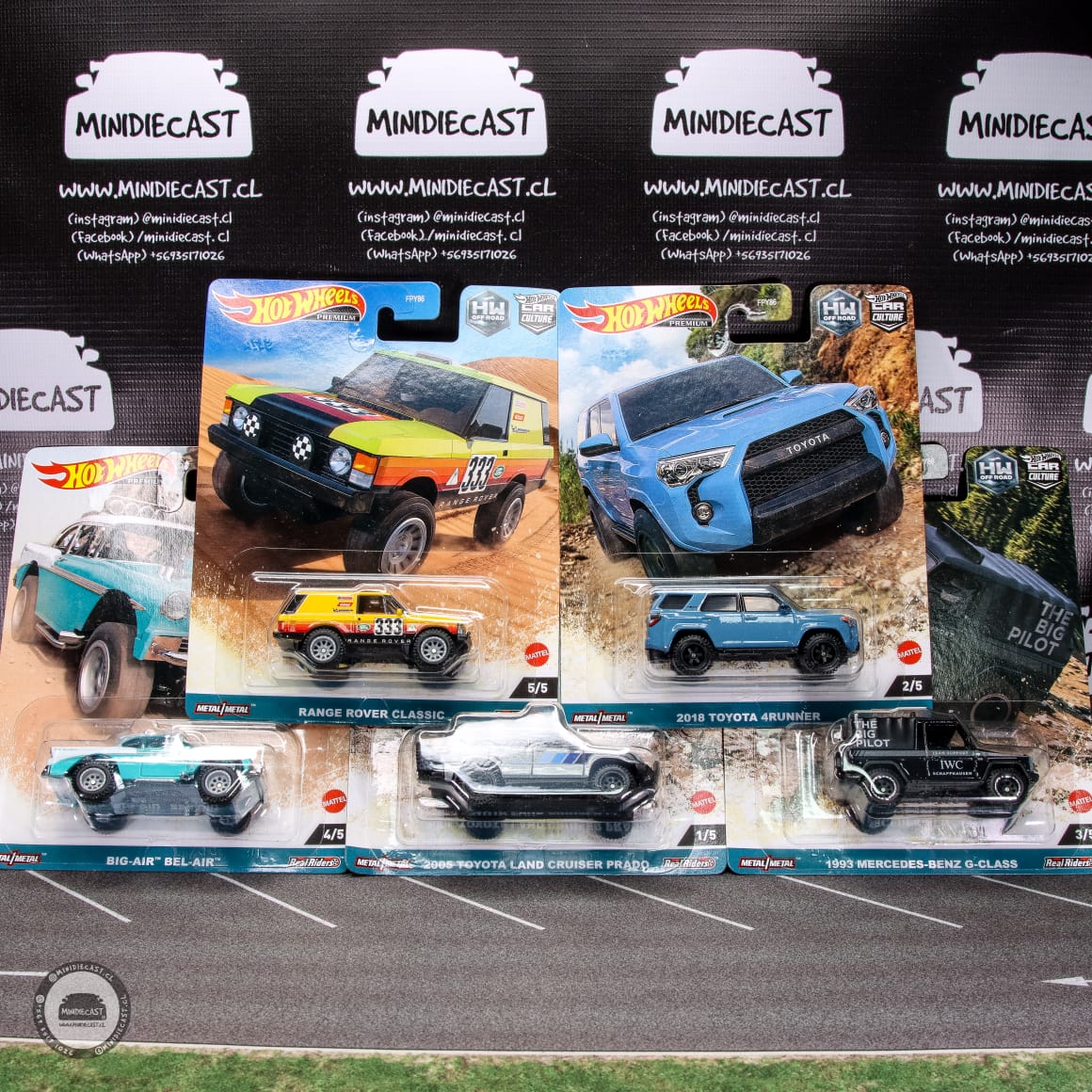 Hot Wheels 1:64 Car Cultures 2023 F Case Off Road Assortment.