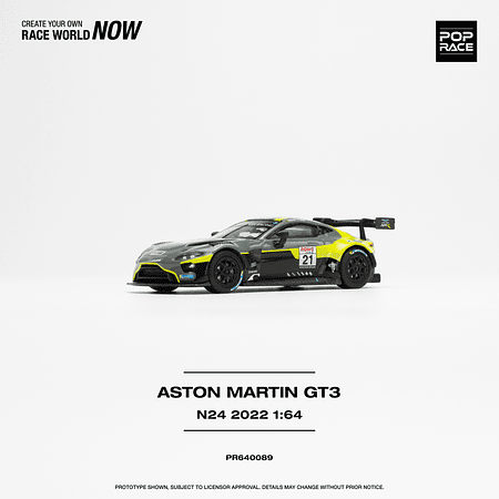 PREVENTA Pop Race 1:64 Aston Martin GT3 N24 2022