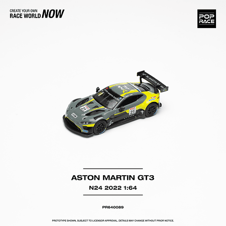 PREVENTA Pop Race 1:64 Aston Martin GT3 N24 2022