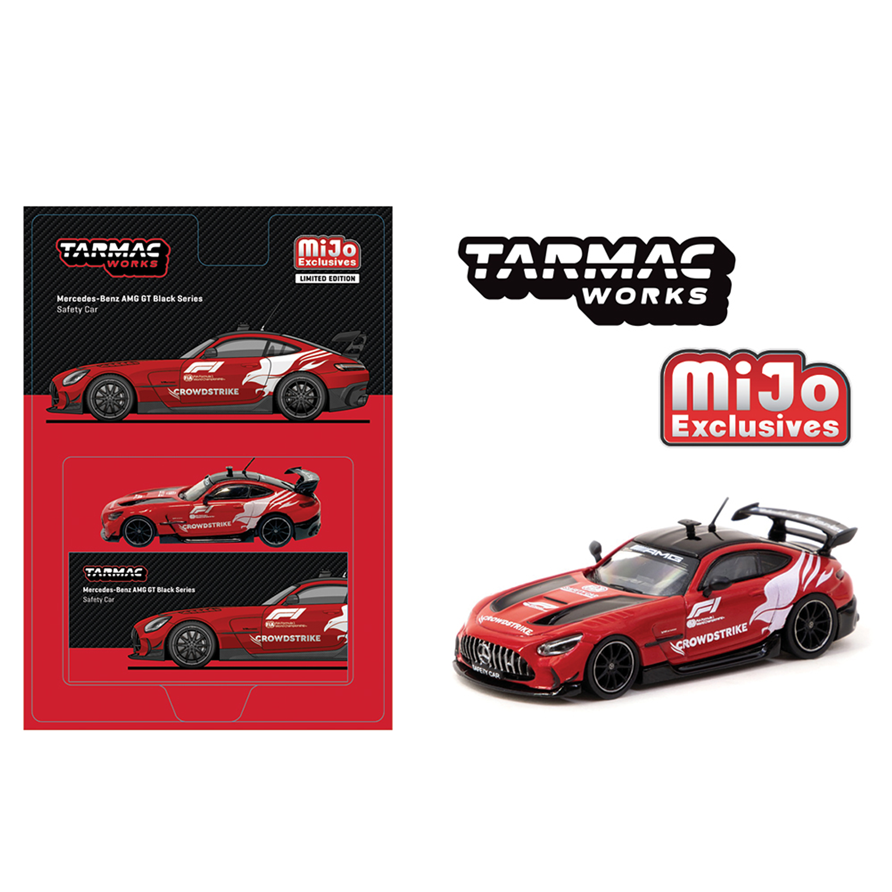 PREVENTA Tarmac Works 1:64 Mercedes-Benz AMG GT Black Series Safety Car- Red- Global64 – Mijo Exclusives