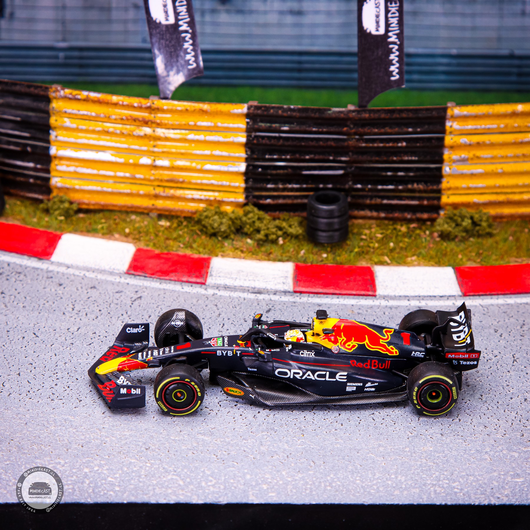 Mini GT 1:64 Oracle Red Bull Racing RB18 #1 Max Verstappen 2022 Monaco Grand Prix 3rd Place – MiJo Exclusives