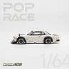 (PREVENTA) Pop Race 1:64 Nissan Skyline GT-R V8 Drift (Hakosuka) White