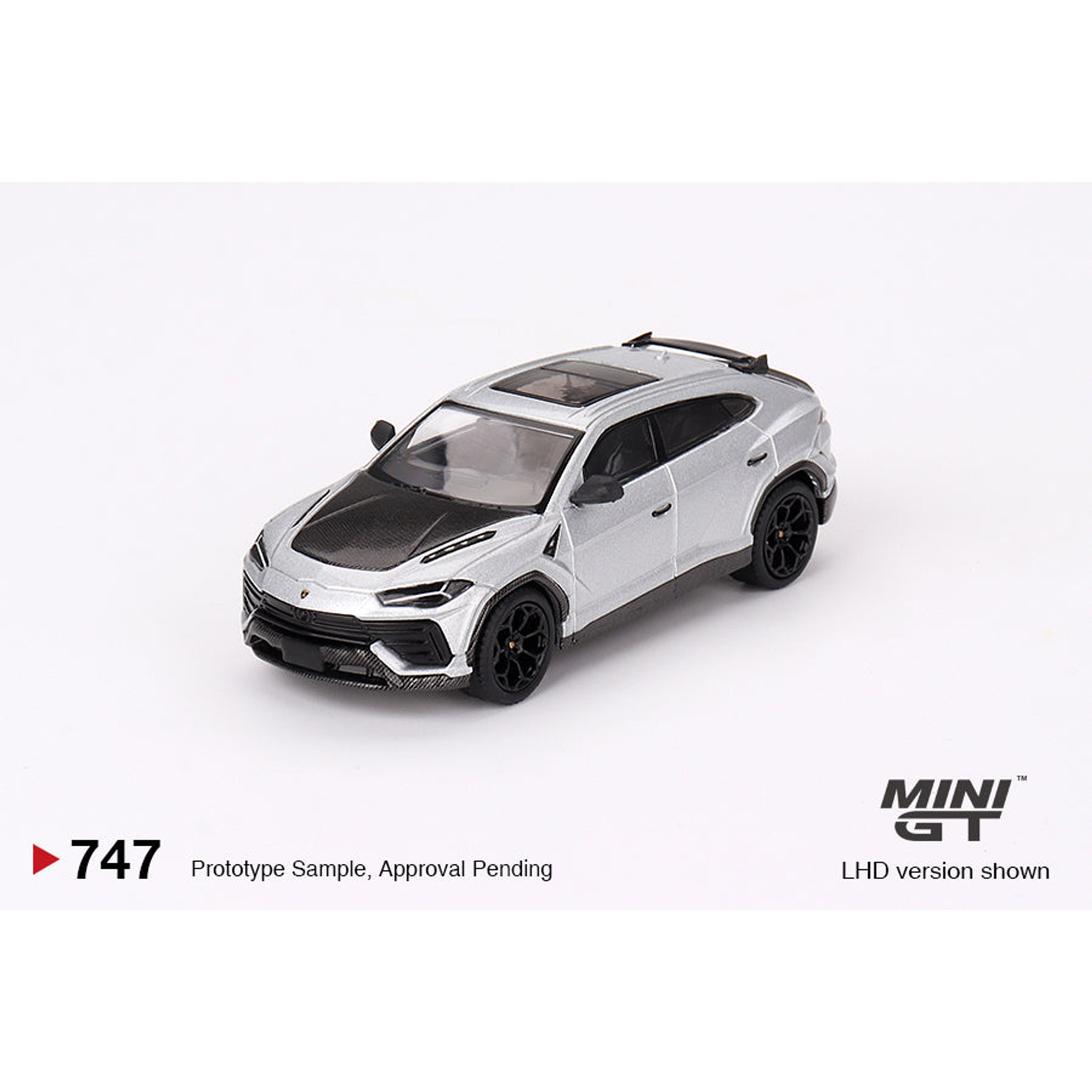 (PREVENTA) Mini GT 1:64 Lamborghini Urus Performante – Grigio Nimbus – MiJo Exclusives