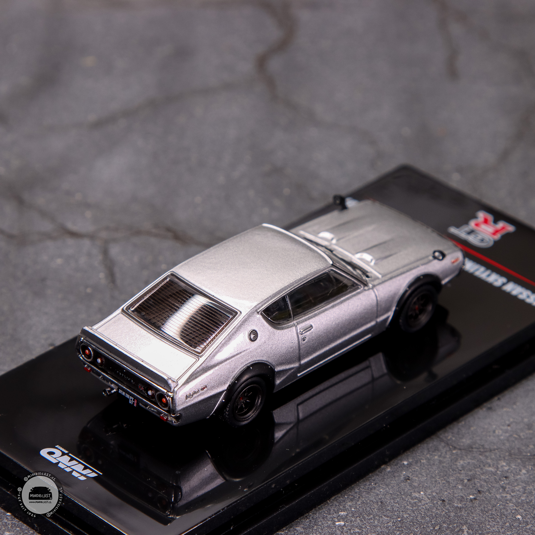 Inno64 1:64 Nissan Skyline 2000 GT-R (KPGC110) Silver.