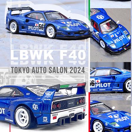 PREVENTA Inno64 1:64 Ferrari LBWK F40 Tokyo Auto Salon 2024