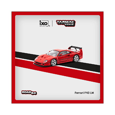 (PREVENTA) Tarmac Works 1:64 Ferrari F40 LM – Red – ixo Models – Road64