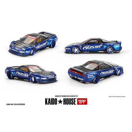(PREVENTA) Kaido House x Mini GT 1:64 Honda NSX Evasive V2 – Blue