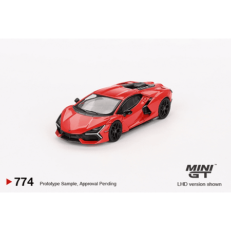 (PREVENTA) Mini GT 1:64 Lamborghini Revuelto  Arancio Dac Lucido