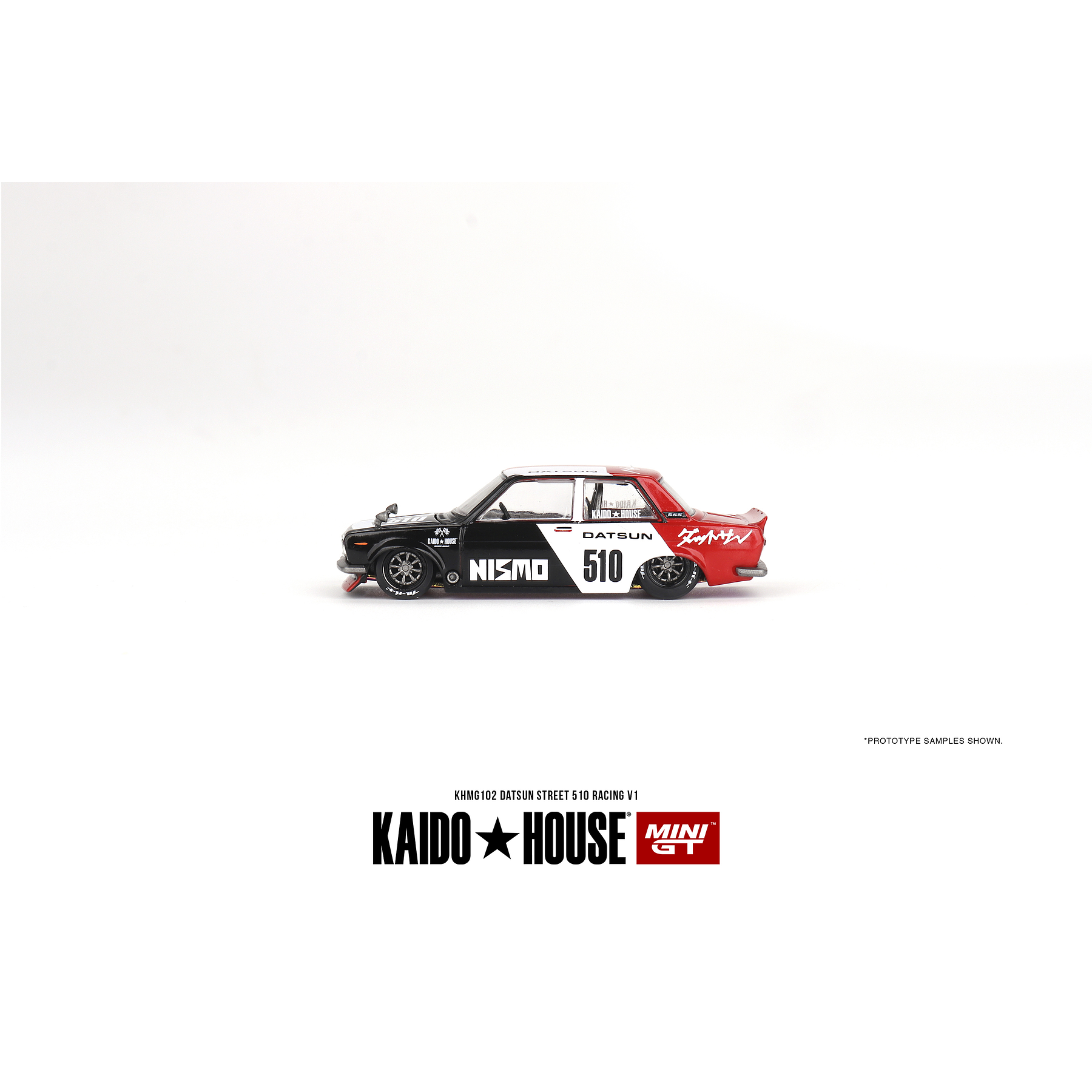 Kaido House x Mini GT 1:64 Datsun Street 510 Racing V1 25.000