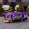 Tiny City Die-cast 1:64 EVA RT Production Model-01 Hino 500 Transporter purple.