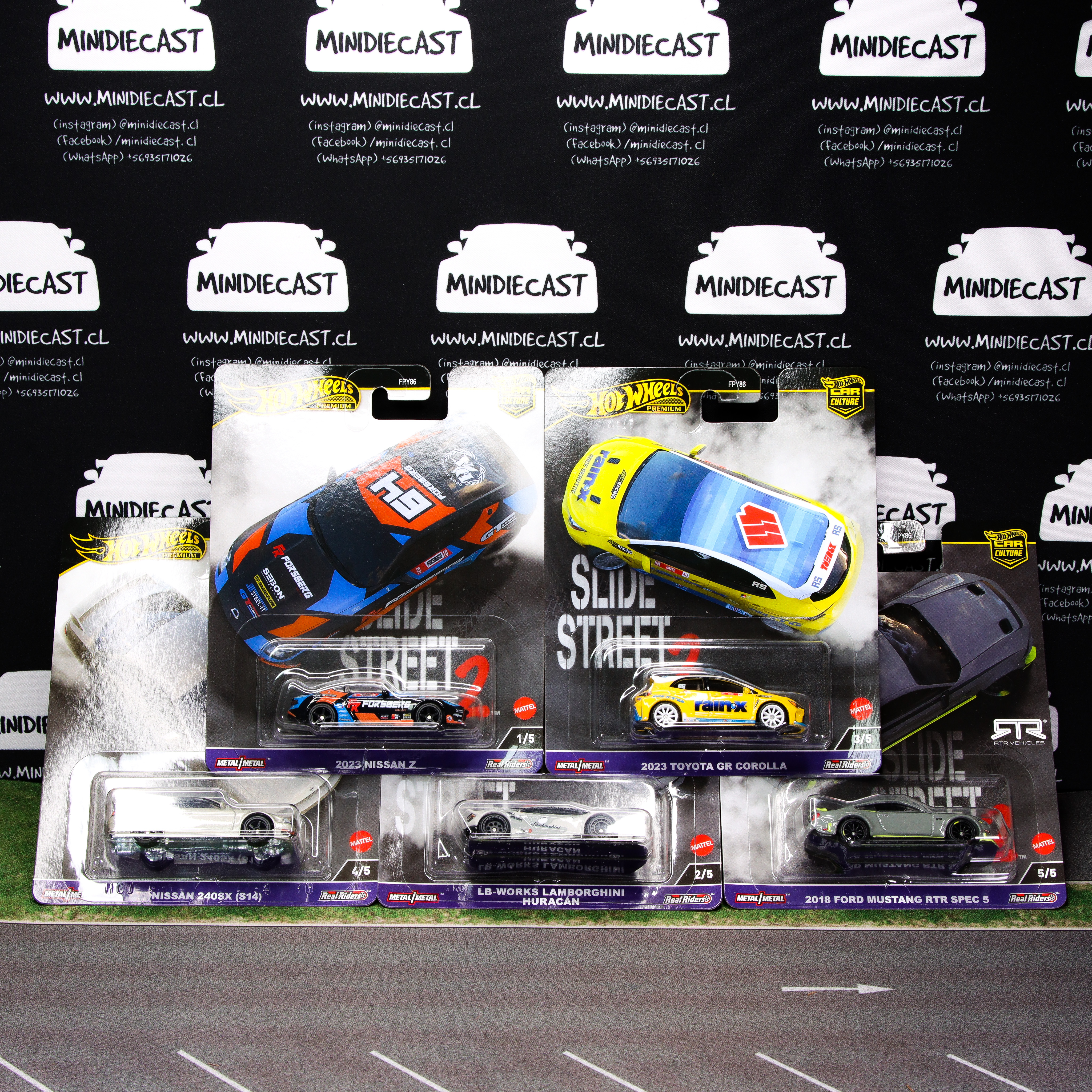 Hot Wheels 1:64 Car Culture 2024 H Slide Street.