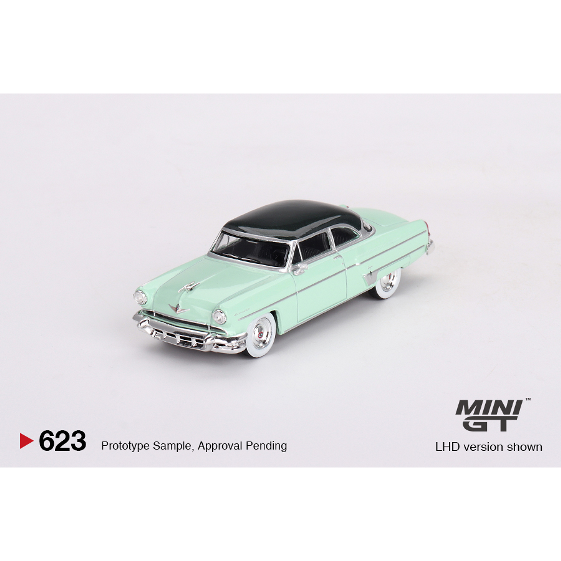 Mini GT 1:64 Lincoln Capri 1954 – Parklane Green / Bloomfield Green – MiJo Exclusives