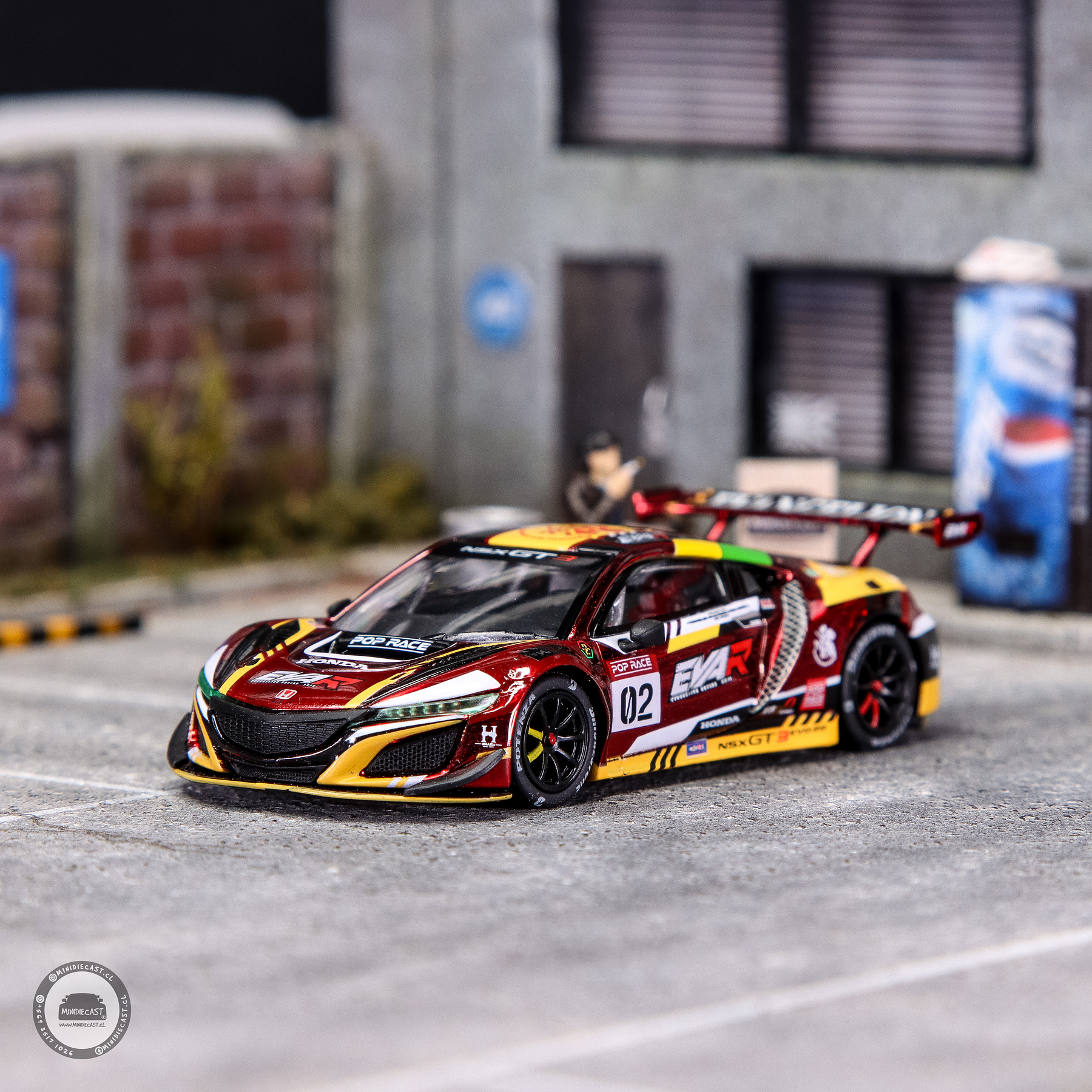 Pop Race 1:64 Honda NSX GT3 EVO22 EVA RT Production Model-02