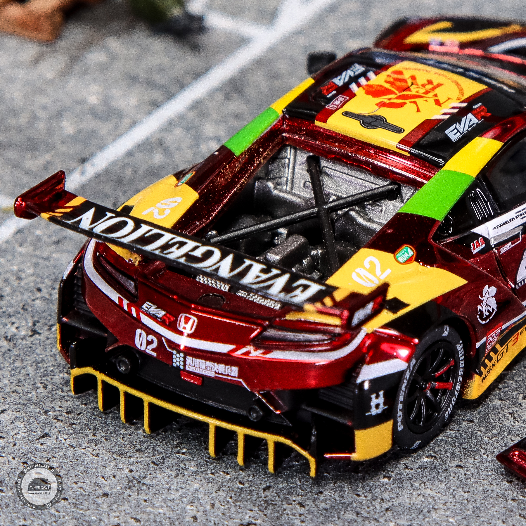 Pop Race 1:64 Honda NSX GT3 EVO22 EVA RT Production Model-02