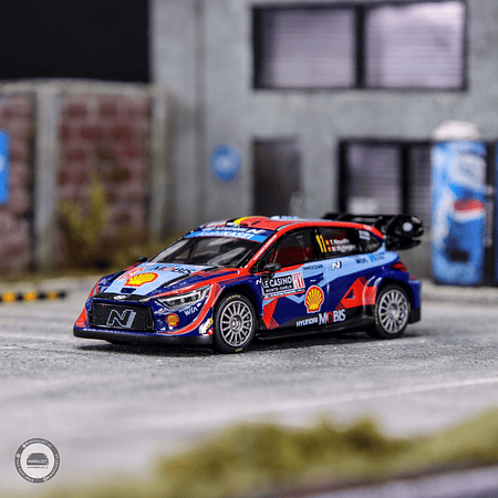 Mini GT 1:64 Hyundai i20 N Rally1 2023 Rally MonteCarlo 3rd Place #11- MiJo Exclusive.