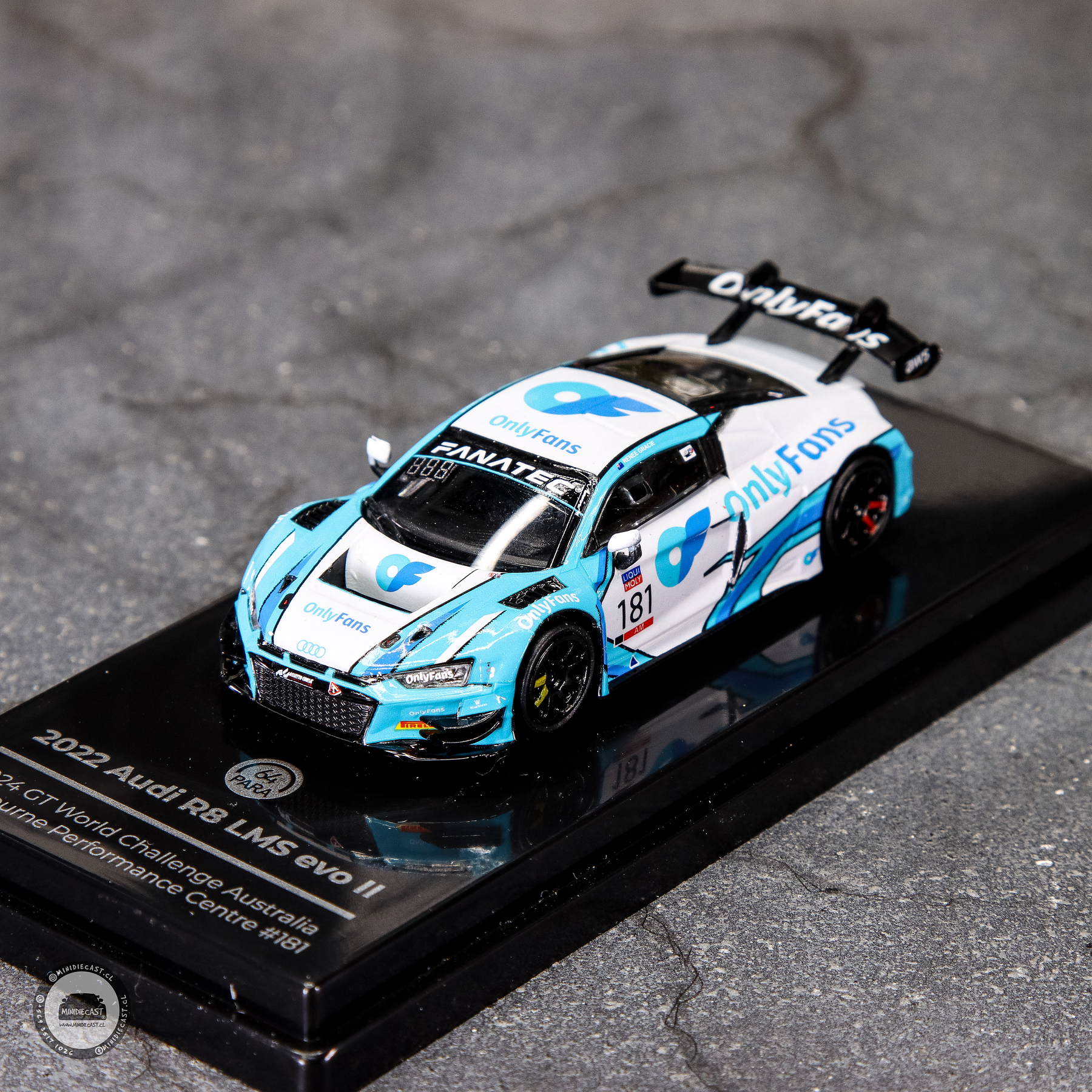 Para64 1:64 Audi R8 LMS Evo II 2024 GTWC Australia OnlyFans #181.