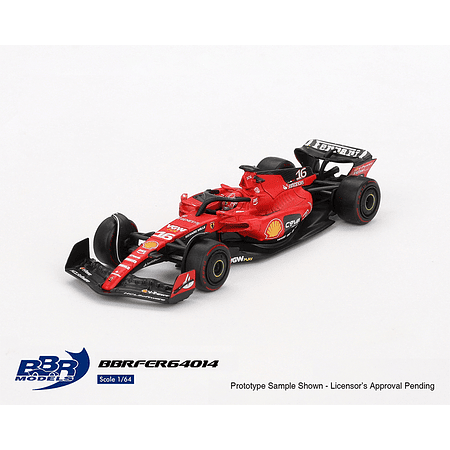 (PREVENTA) BBR Models 1:64 Ferrari SF23 #16 C. Leclerc 2023 Bahrain GP – Limited Edition